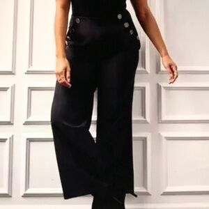 TORRID Wide Leg Sailor Pants Black Women’s Plus Size 16 NWOT